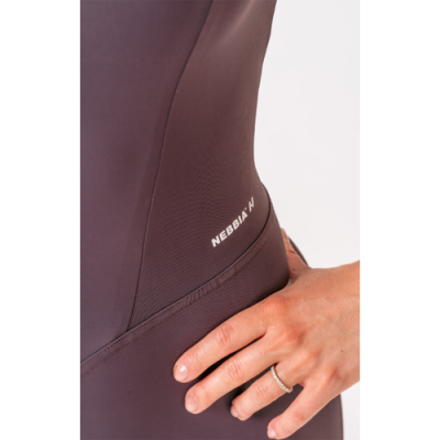 Sculpting Flared Jumpsuit OWN THE GYM Brown 5