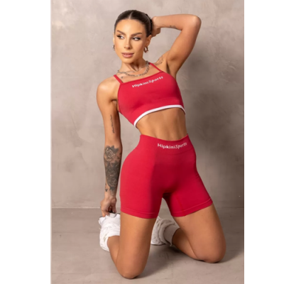Seamless Brighten Shorts Red 1