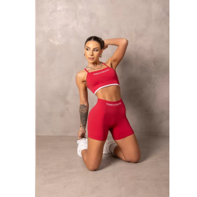 Seamless Brighten Shorts Red 4