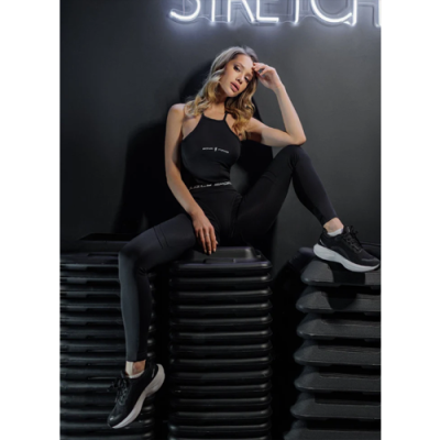 Tank Top Sporty Top Juicy Black 8 Tank Top Sporty Top Juicy Black 8