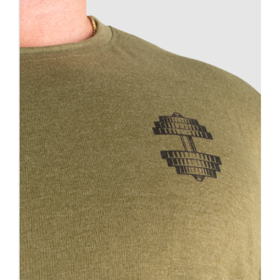 Union Iron Tee Army Green Melange 4