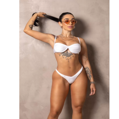 White Stunning Bikini Top 4