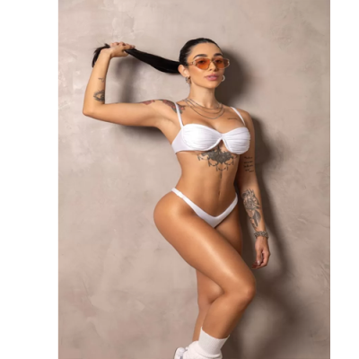 White Stunning Bikini Top 7