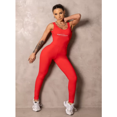 Red Smash Fitness Jumpsuit 1