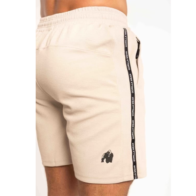 Harvey Track Shorts - Beige 4