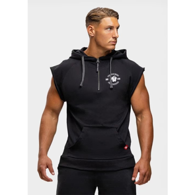 Huntley Sleeveless Hoodie - Black 1 Huntley Sleeveless Hoodie - Black 1