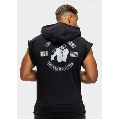 Huntley Sleeveless Hoodie - Black 2 Huntley Sleeveless Hoodie - Black 2