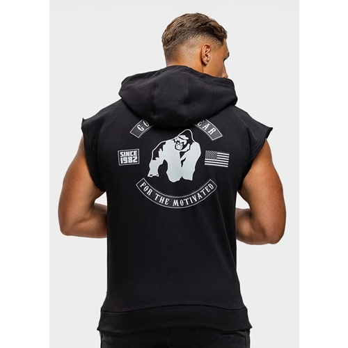 Huntley Sleeveless Hoodie - Black 2 Huntley Sleeveless Hoodie - Black 2