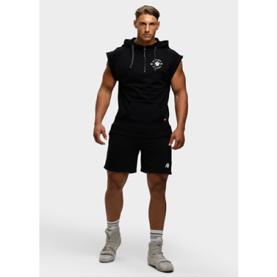 Huntley Sleeveless Hoodie - Black 3 Huntley Sleeveless Hoodie - Black 3