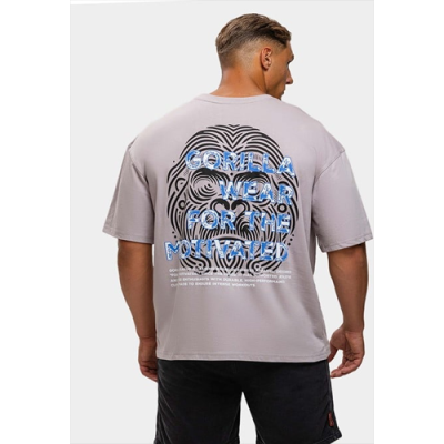 Macon Oversized T-Shirt - Light Gray 1