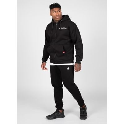 Utah Zipped Hoodie - Black 3