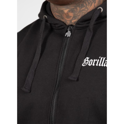 Utah Zipped Hoodie - Black 5