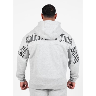 Utah Zipped Hoodie - Light Gray Melange 1