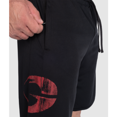 Gasp Inc Mesh Shorts BLACK RED 4