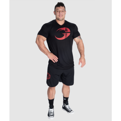 Gasp Inc Mesh Shorts BLACK RED 5