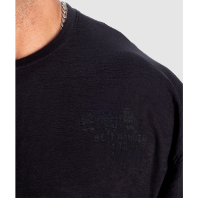 HTK Slub Iron Tee WASHED BLACK 4