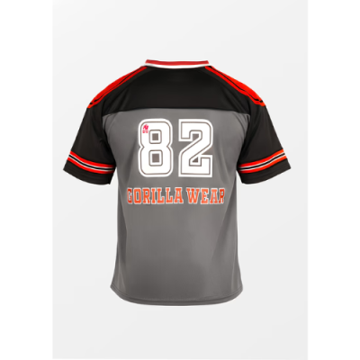 Tyler Football Jersey - ZwartRood GORILLA 7