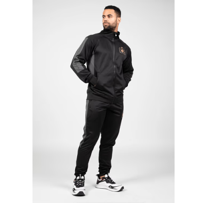 Devon Training Jacket - Black Gray 33