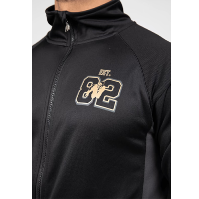 Devon Training Jacket - Black Gray 4