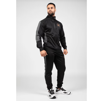 Devon Training Pants - Black Gray 3