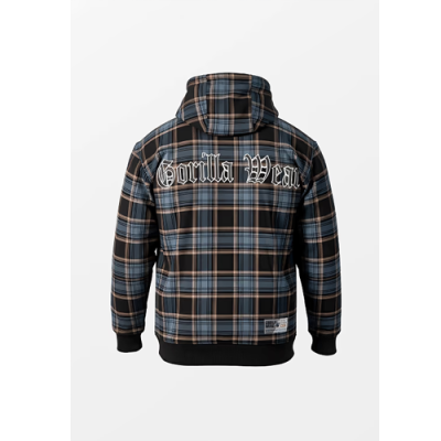 Kenton Zipped Jacket - Black Blue 8