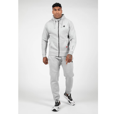 Leon Zipped Hoodie - Gray 3