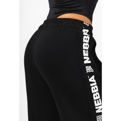 Straight Leg Sweatpants URBAN 490 BLACK 1
