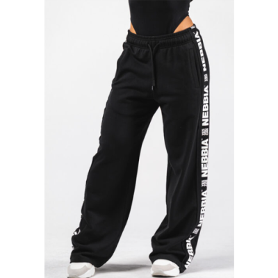 Straight Leg Sweatpants URBAN 490 BLACK 3