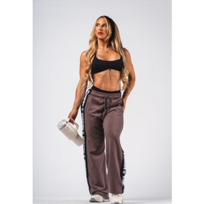 Straight Leg Sweatpants URBAN 490 DARK BROWN 6