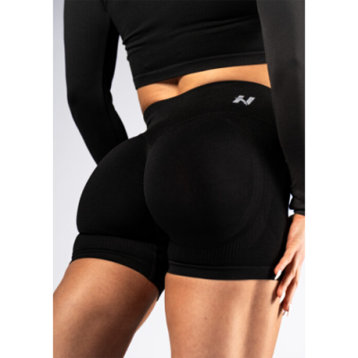 Black push-up short leggings with high waist POWER 893 1
