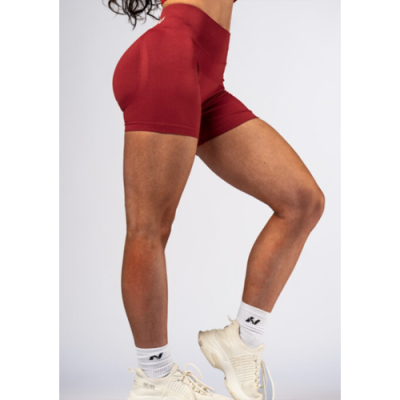 Red push-up short leggings with high waist POWER 893 2