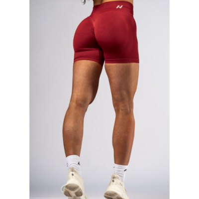 Red push-up short leggings with high waist POWER 893 4