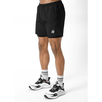 Lowell 2-In-1 Shorts - Black 1
