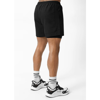 Lowell 2-In-1 Shorts - Black 2