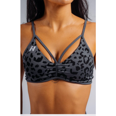 Medium Support Leopard Sports Bra PRIMAL 854 Black Leopard 3