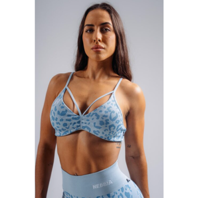 Medium Support Leopard Sports Bra PRIMAL 854 Blue Leopard 1