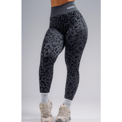 Push-Up Compression Leopard Leggings PRIMAL 849 BLACK LEOPARD 3