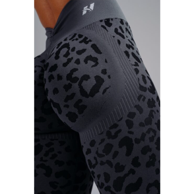 Push-Up Compression Leopard Leggings PRIMAL 849 BLACK LEOPARD 7