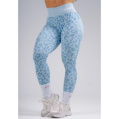 Push-Up Compression Leopard Leggings PRIMAL 849 BLUE LEOPARD 1