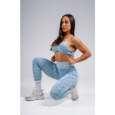 Push-Up Compression Leopard Leggings PRIMAL 849 BLUE LEOPARD 7