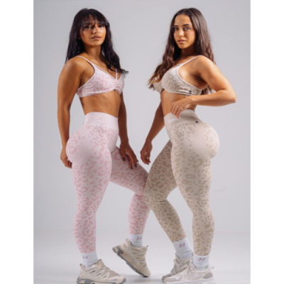 Push-Up Compression Leopard Leggings PRIMAL 849 PINK LEOPARD 6