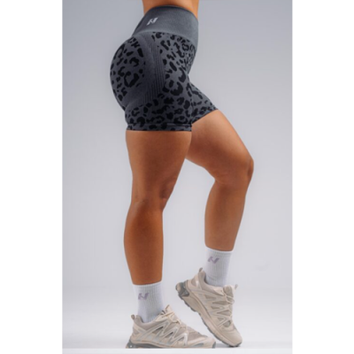 Push-Up Compression Leopard Shorts PRIMAL 856 Black leopard 2