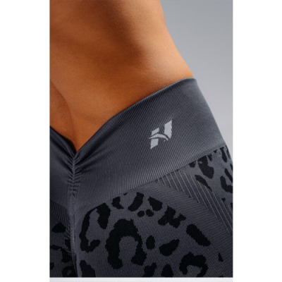 Push-Up Compression Leopard Shorts PRIMAL 856 Black leopard 5