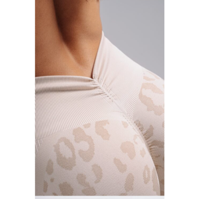 Push-Up Compression Leopard Shorts PRIMAL 856 Cream leopard 6