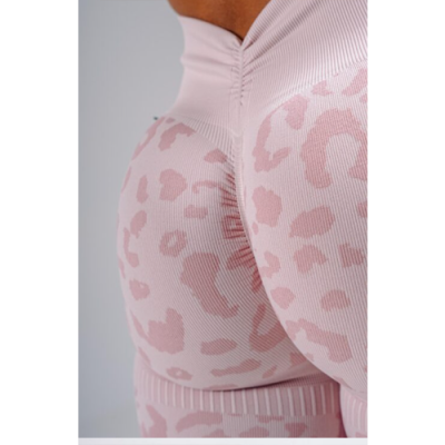 Push-Up Compression Leopard Shorts PRIMAL 856 Pink leopard 6
