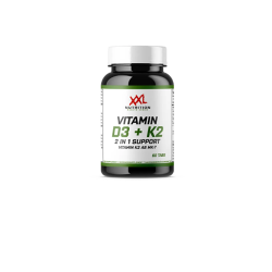 XXL Nutrition Vitamin D3 (1000 IU) + K2 (45 mcg) - 60 tablets
