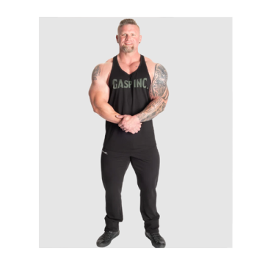 Gasp Essential T-Back BLACK GREEN 6