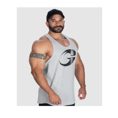 Gasp Rib Essential T-Back GREY 2