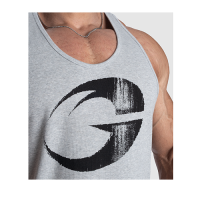 Gasp Rib Essential T-Back GREY 4