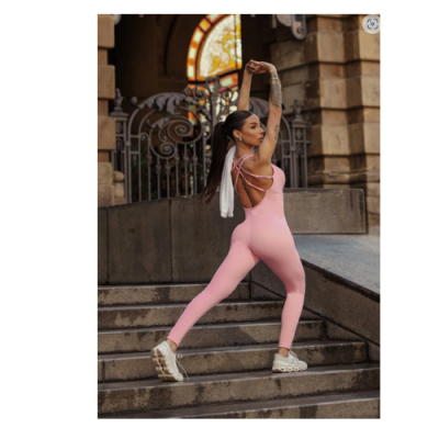 Jumpsuit Fitness Outsider Pink 2